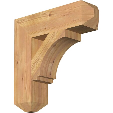 Imperial Craftsman Smooth Bracket, Western Red Cedar, 5 1/2"W x 22"D x 22"H
